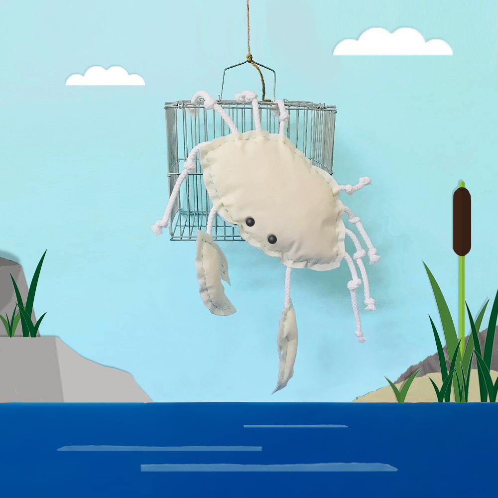 a crab softie for those who think they can't sew