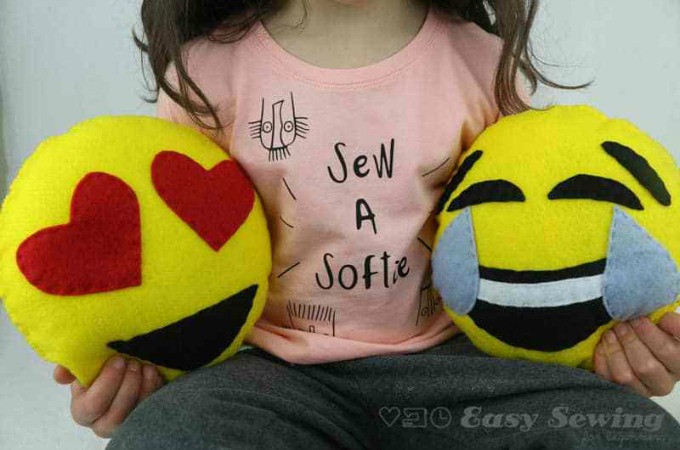 emoji cushion tutorial for Sew a Softie