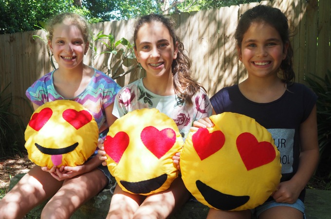sew softie emoji cushion