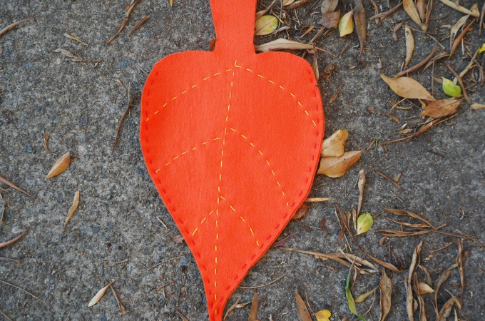 simple to sew leaf bag