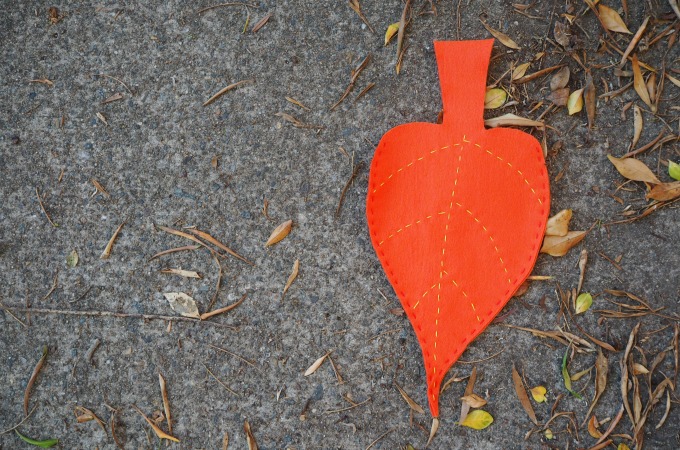 simple to sew leaf bag