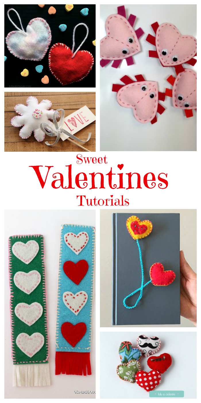 Fun and Easy to Sew Valentines Softies