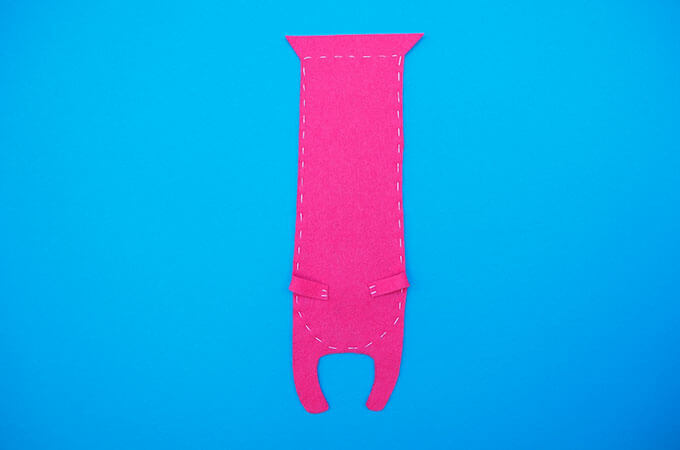 make your own felt bookmark Making a felt bookmark