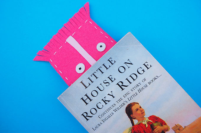 Make your own bookmark a felt bookmark you can make