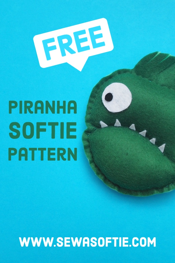 a free pattern for a piranha softie