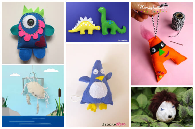 free animal sewing patterns felt animal stuffed soft toys