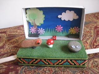 Matchbox puppet theatre\