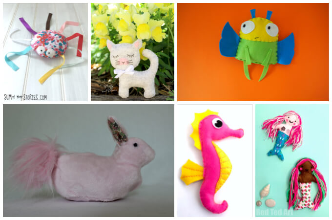 a range of free stuffed toy patterns.