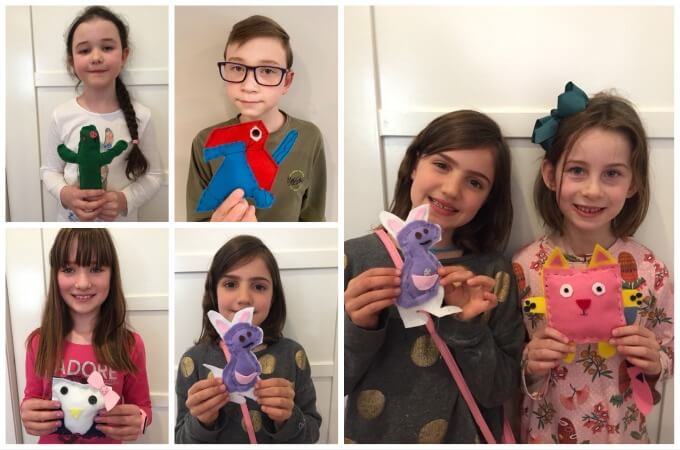 kids and the softies they made