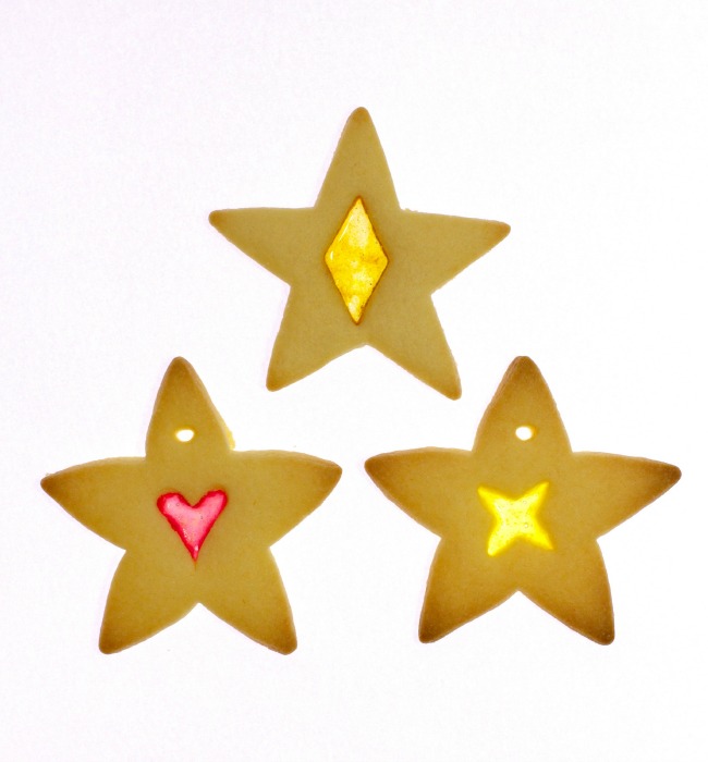 stained glass christmas cookies