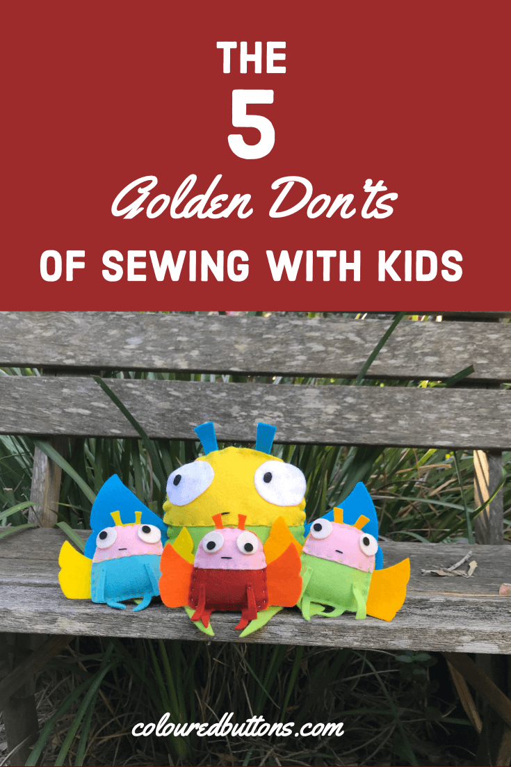 felt sewing bug soft toys