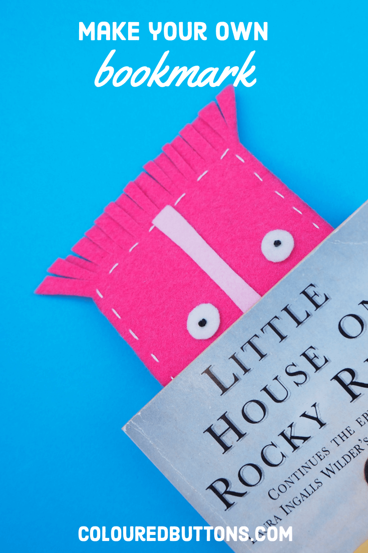 handmade felt bookmark